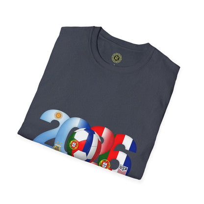 2026 Soccer Unisex Shirt | POR ARG FRA USA Football Tee