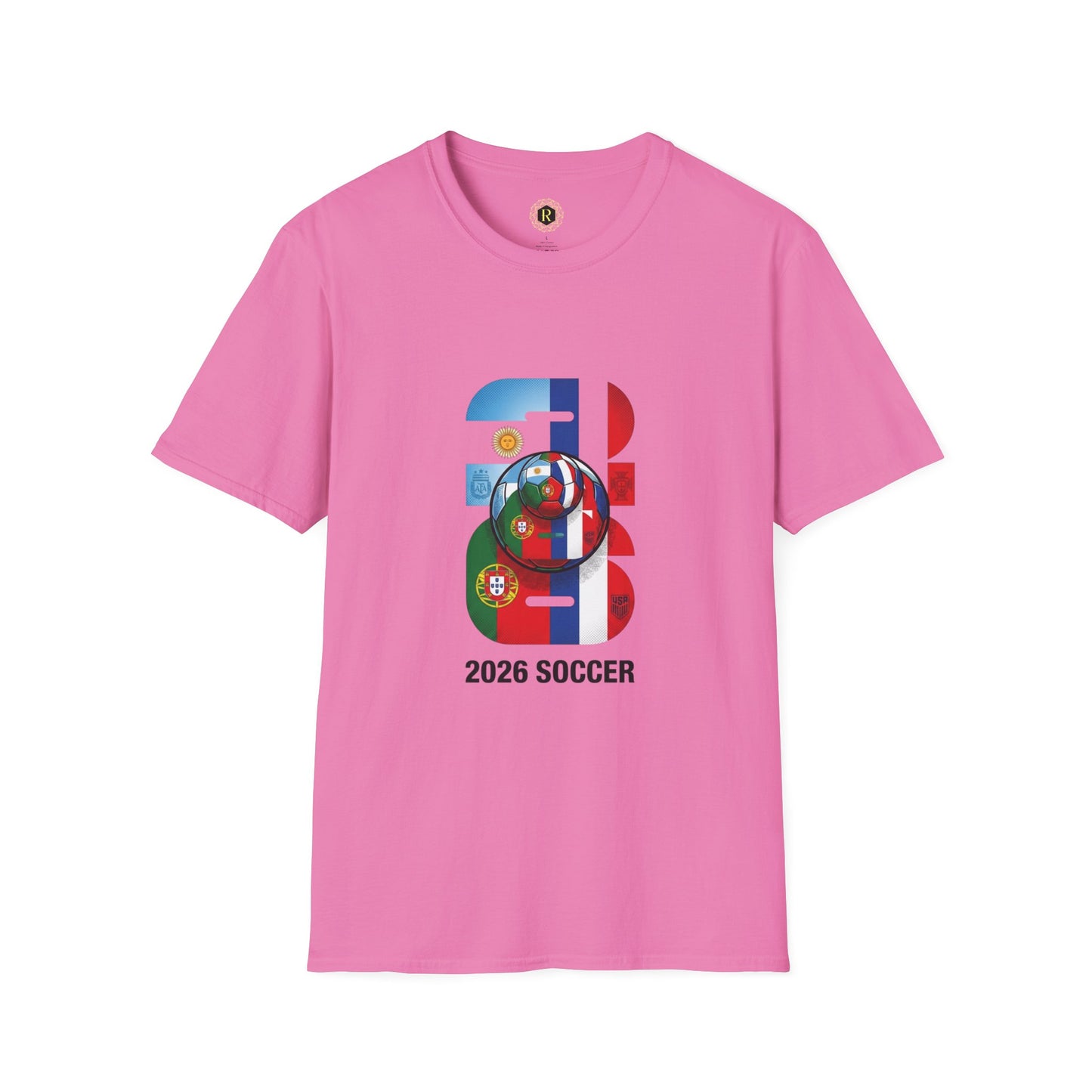 2026 Soccer World Flags T-Shirt | Football Tournament Graphic Tee
