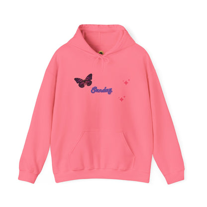Butterfly Sunday Hoodie Sweatshirt For Women
