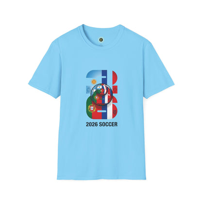 2026 Soccer World Flags T-Shirt | Football Tournament Graphic Tee