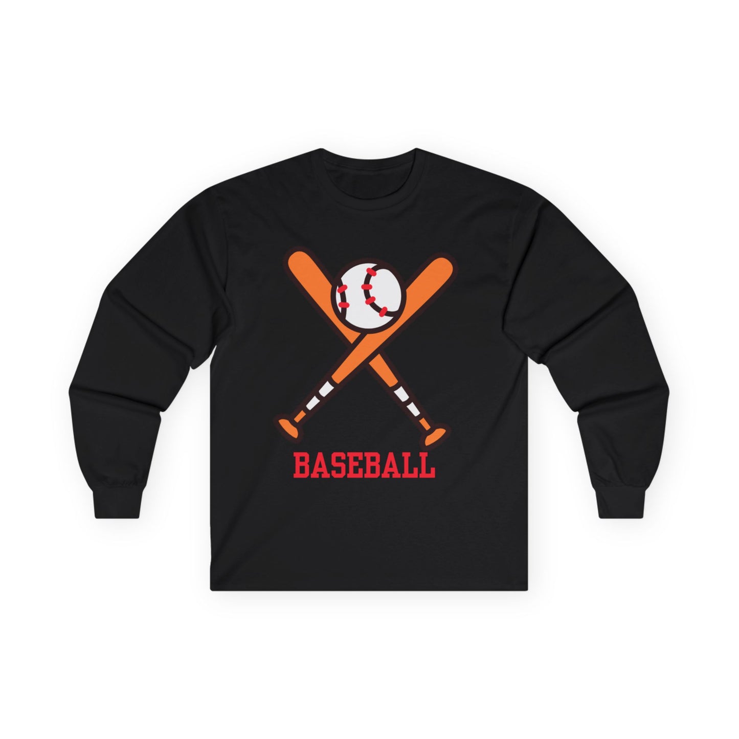Baseball Theme Long Sleeve Tee