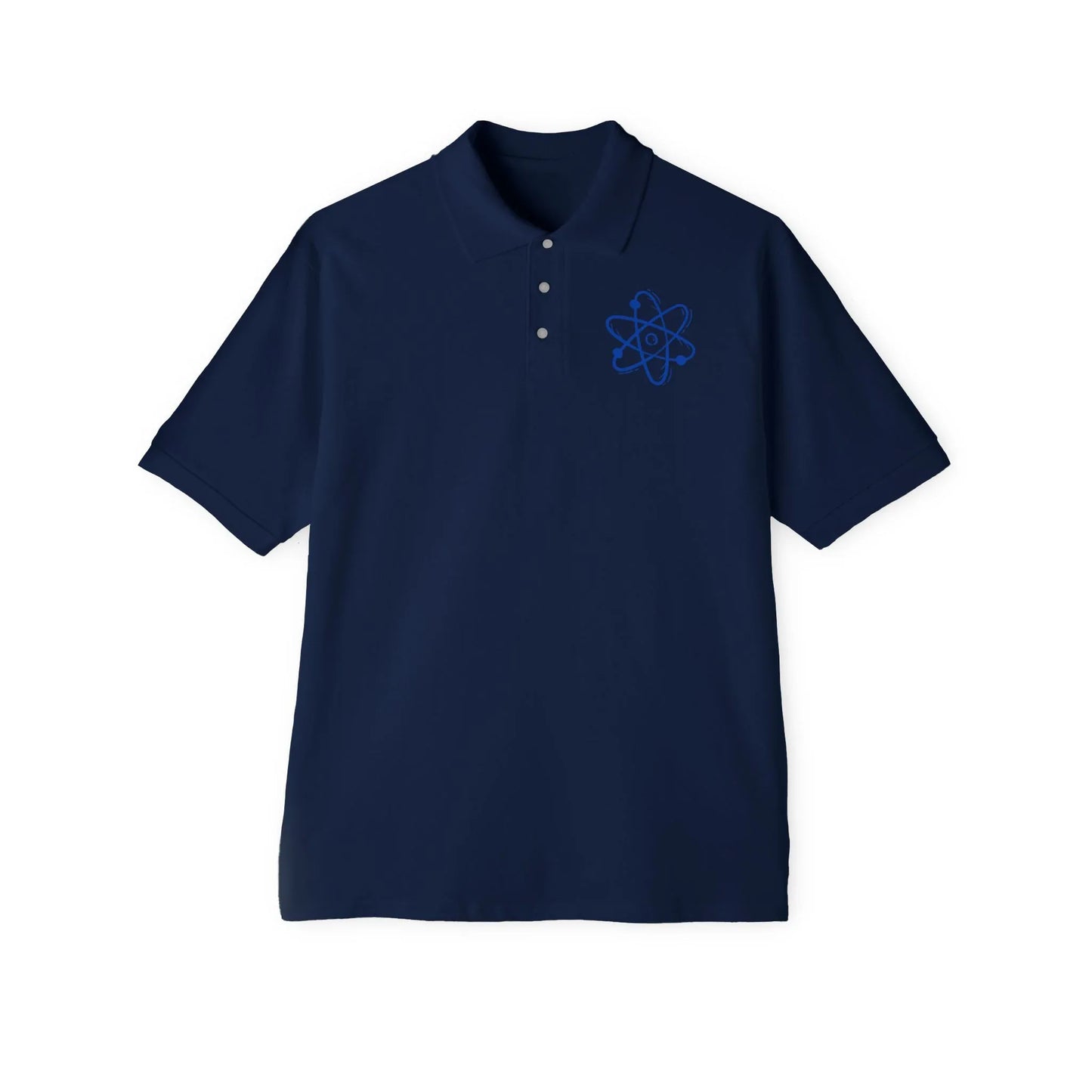 Science-Themed Polo Shirt for Men | Casual Wear for STEM Enthusiasts - RizQ Life 