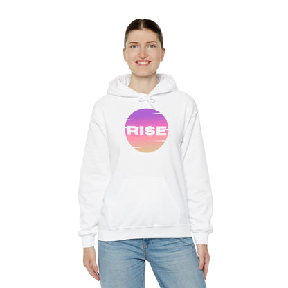 Women's Rise Graphic Hoodie - Cozy & Inspirational Sweatshirt