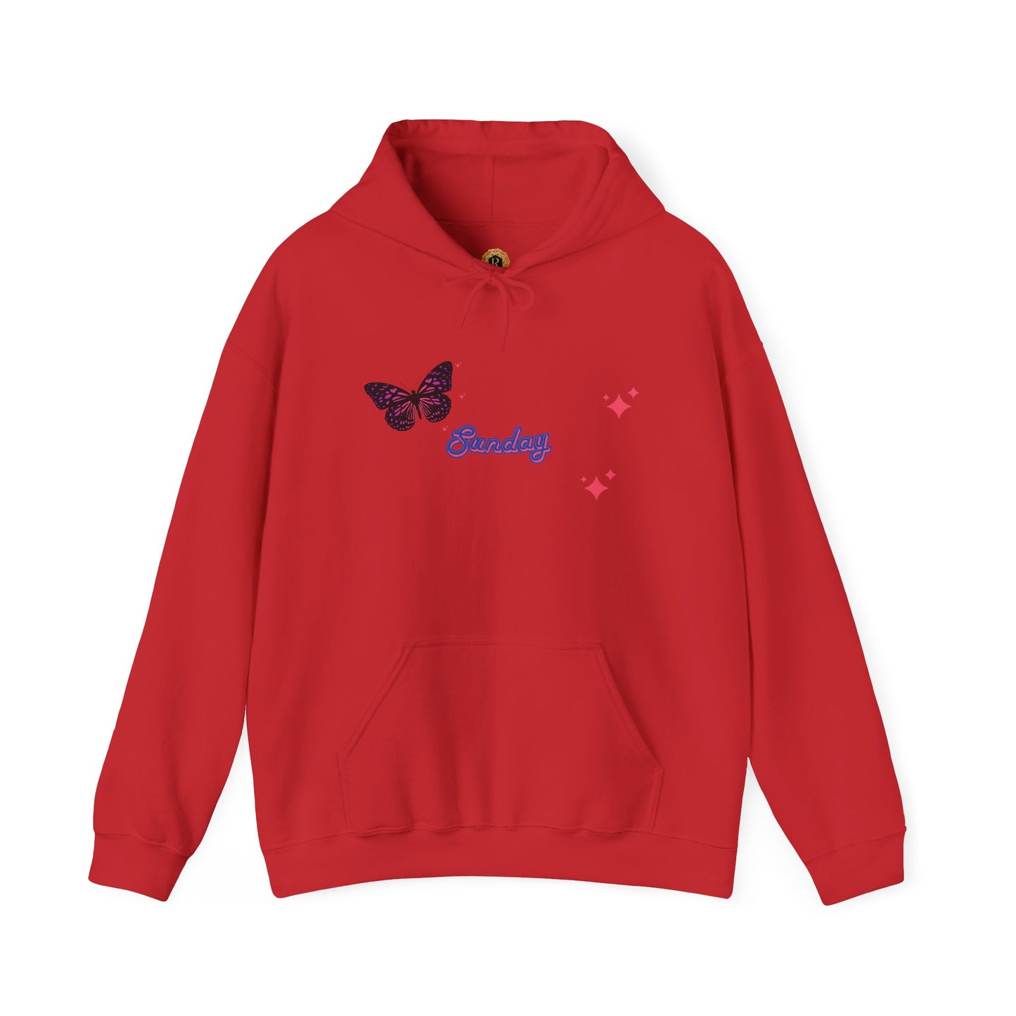 Butterfly Sunday Hoodie Sweatshirt For Women