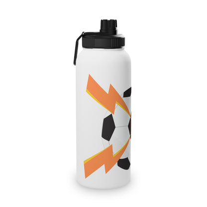 Soccer Theme Stainless Steel Water Bottle - Sports Hydration, Perfect for Athletes