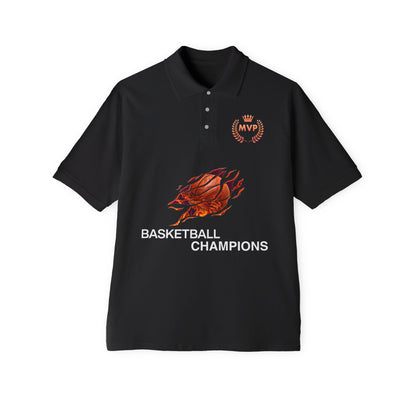 Basketball Pique Polo T- shirt