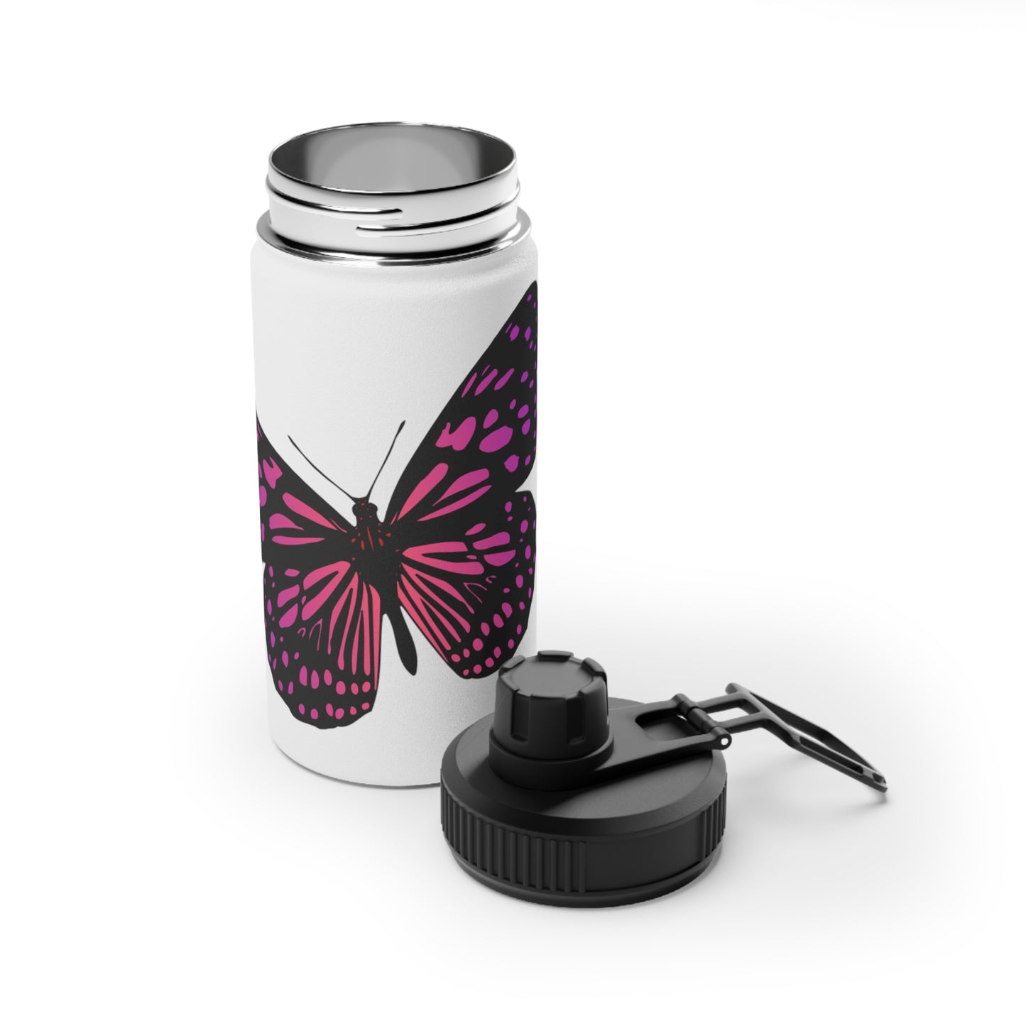 Butterfly Stainless Steel Water Bottle