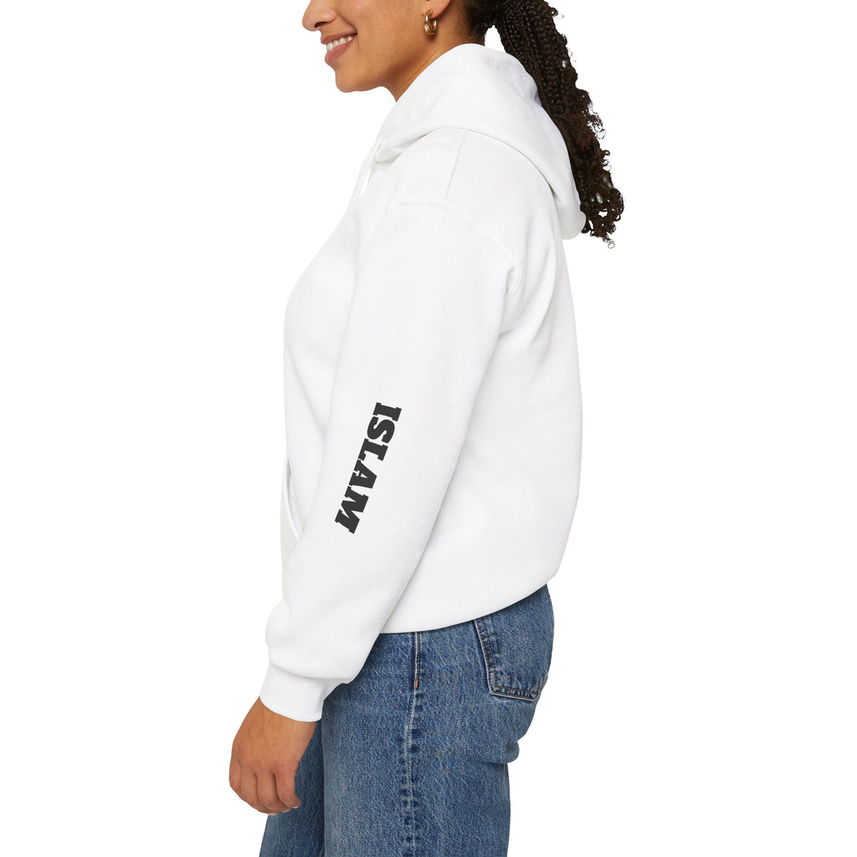 Islamic Calligraphy Hoodie Arabic Faith
