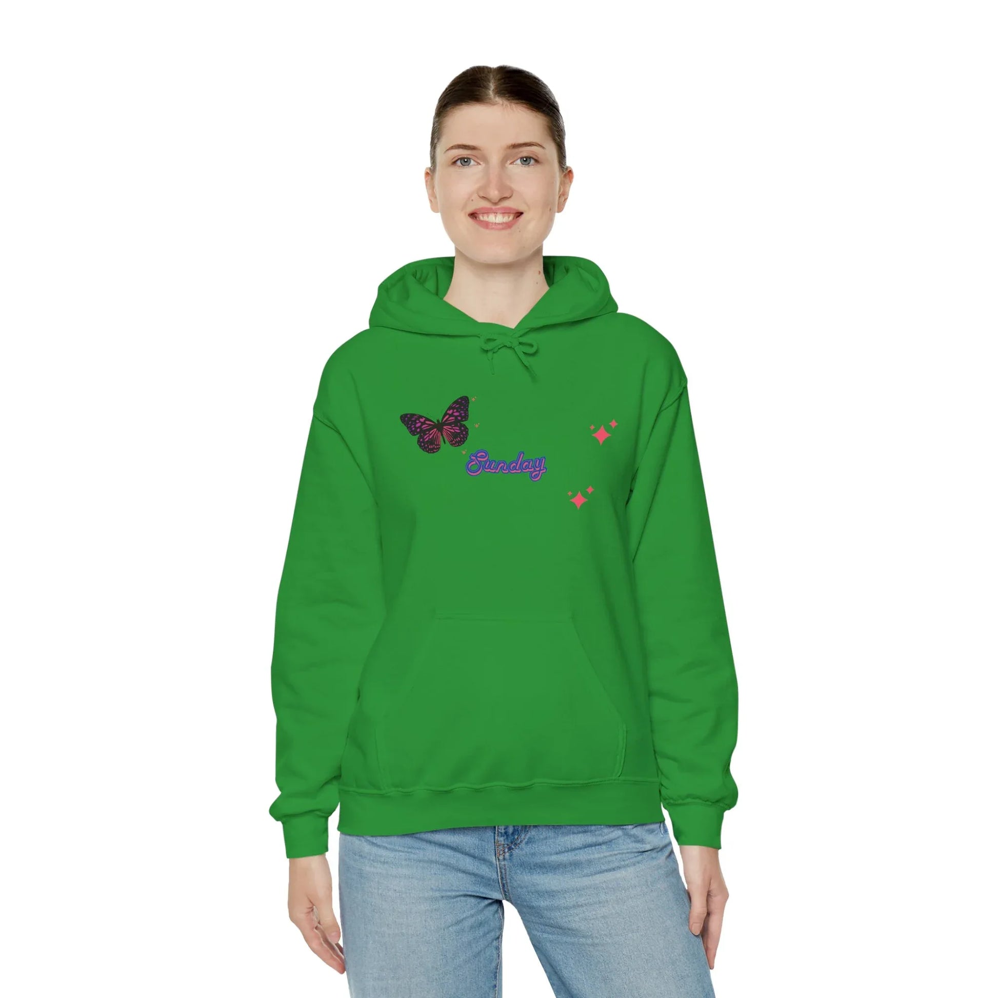 Butterfly Sunday Hoodie Sweatshirt For Women's - RizQ Life 