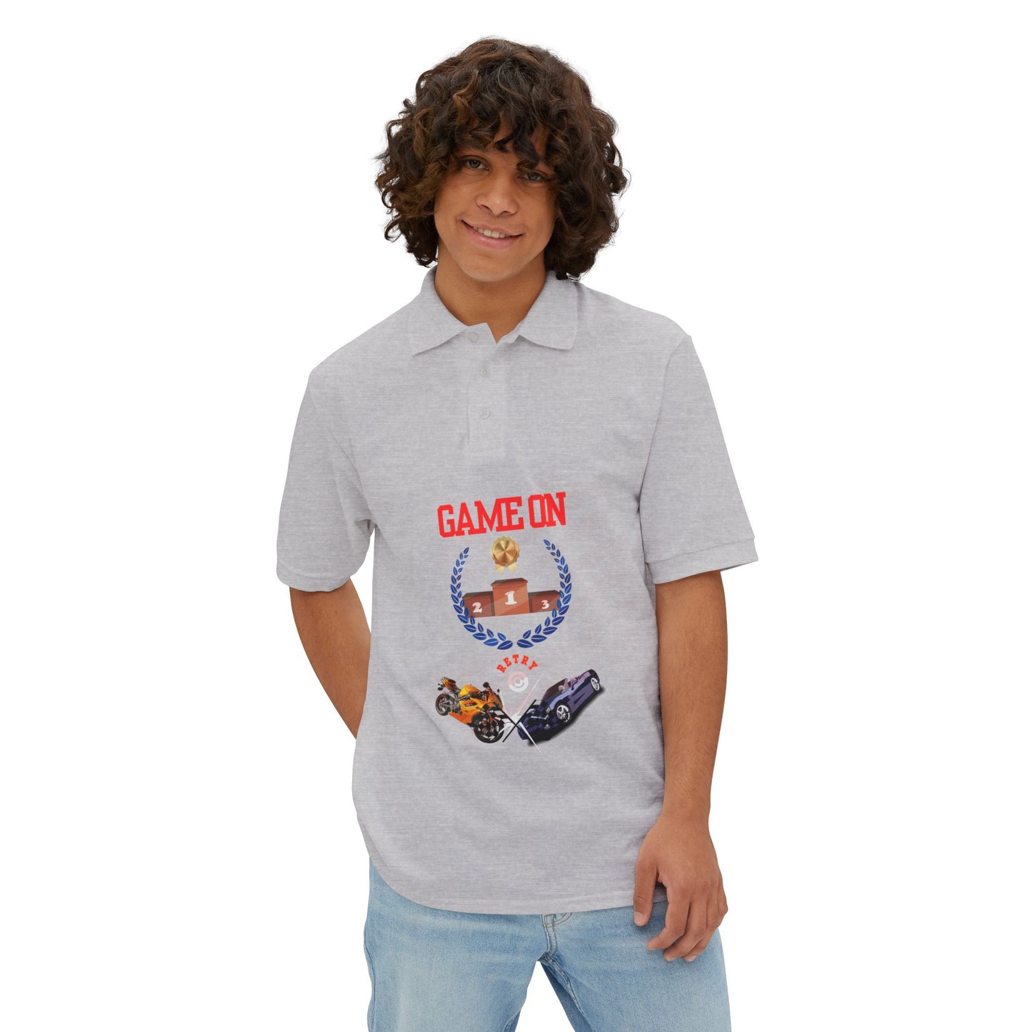 Men's Polo Shirt - Casual Sportswear Tee for Active Lifestyle