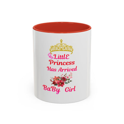 Personalized Princess Mug For Newborn Baby Girl, Gift for Baby Girl, Coffee Mug Gift