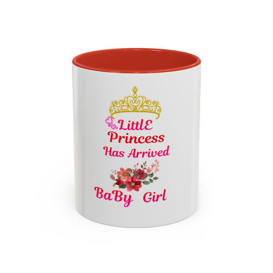 Personalized Princess Mug For Newborn Baby Girl, Gift for Baby Girl, Coffee Mug Gift