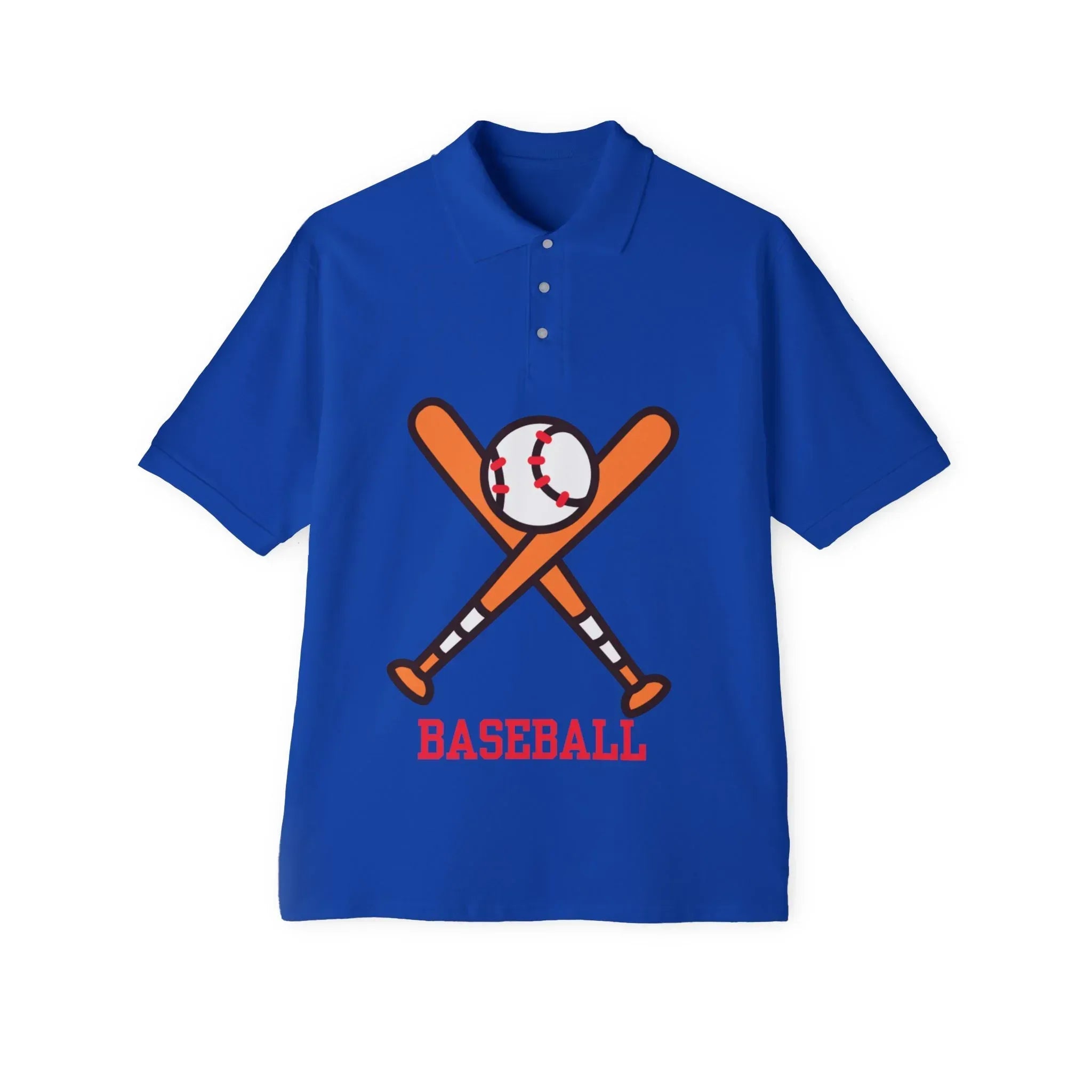 Men's Polo Tee - Baseball Piqué Polo - RizQ Life 