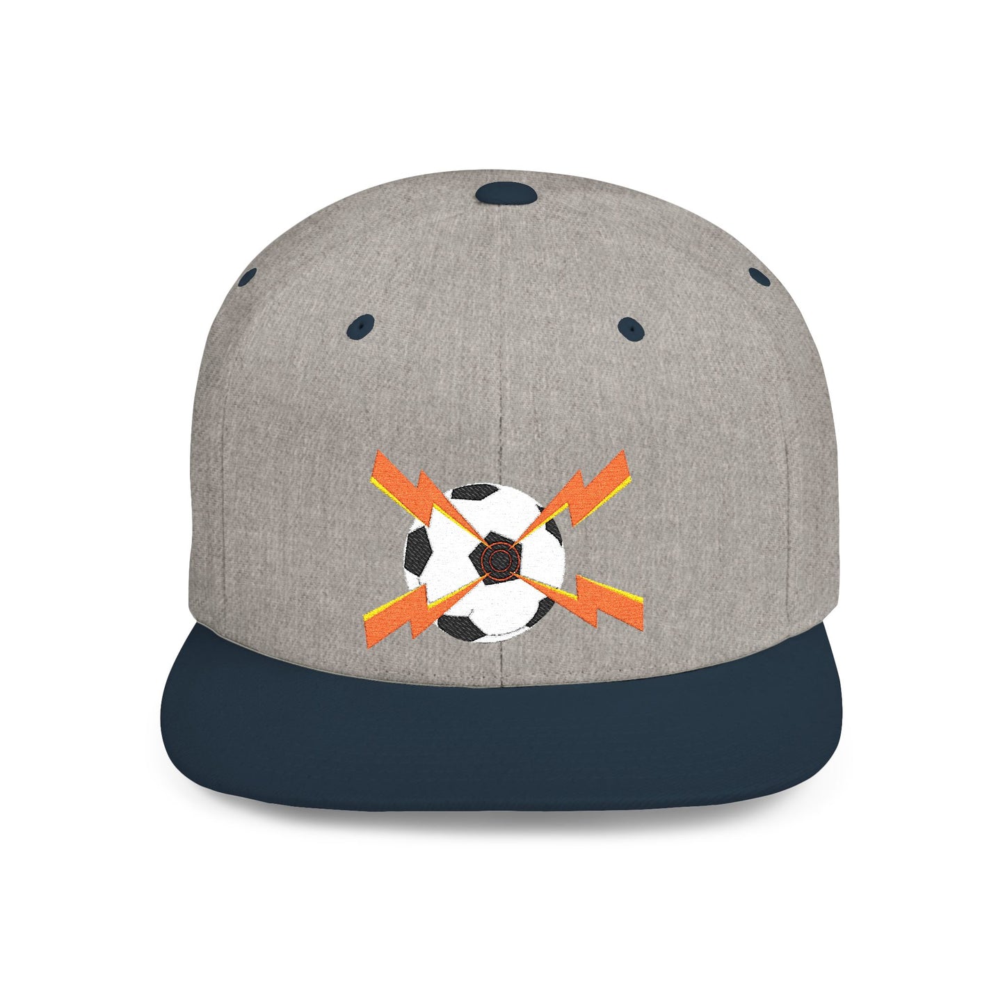 Casquette snapback à visière plate de football – ajustable, élégante et parfaite pour le streetwear, les sorties décontractées, les festivals et les cadeaux.