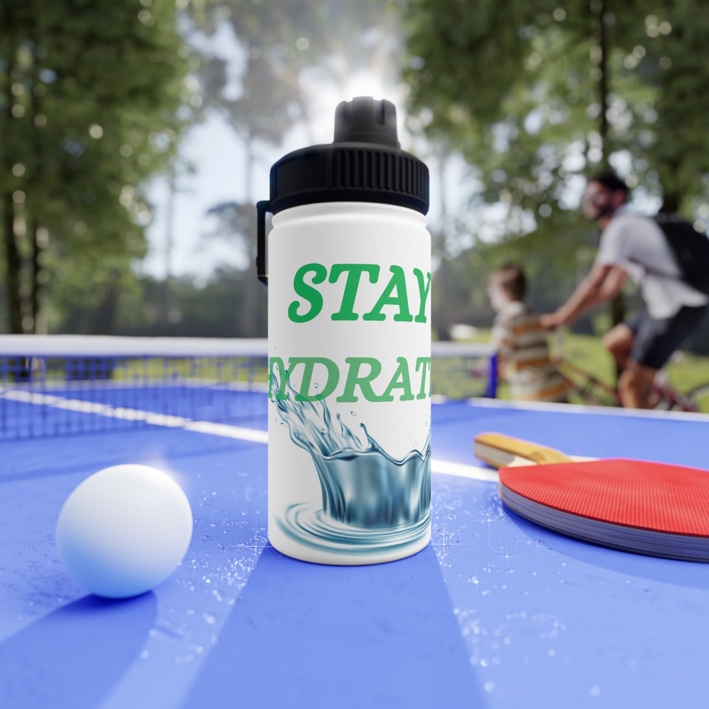 Stay Hydrated Steel Water Bottle