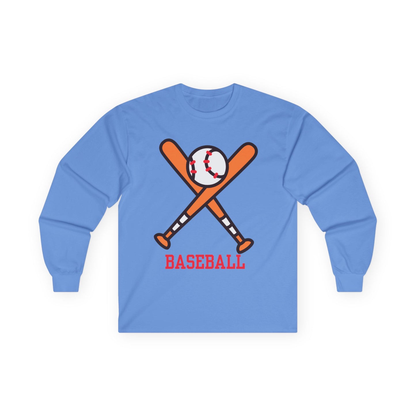 Baseball Theme Long Sleeve Tee