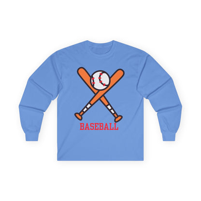Baseball Theme Long Sleeve Tee