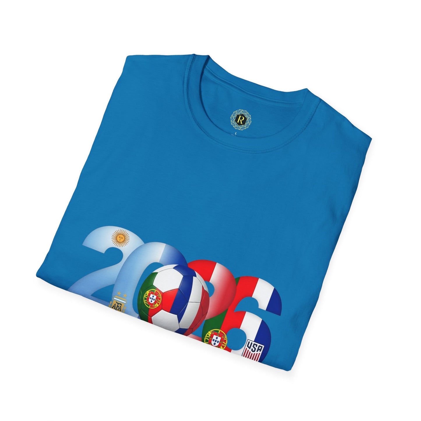 2026 Soccer Unisex Shirt | POR ARG FRA USA Football Tee