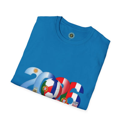 2026 Soccer Unisex Shirt | POR ARG FRA USA Football Tee