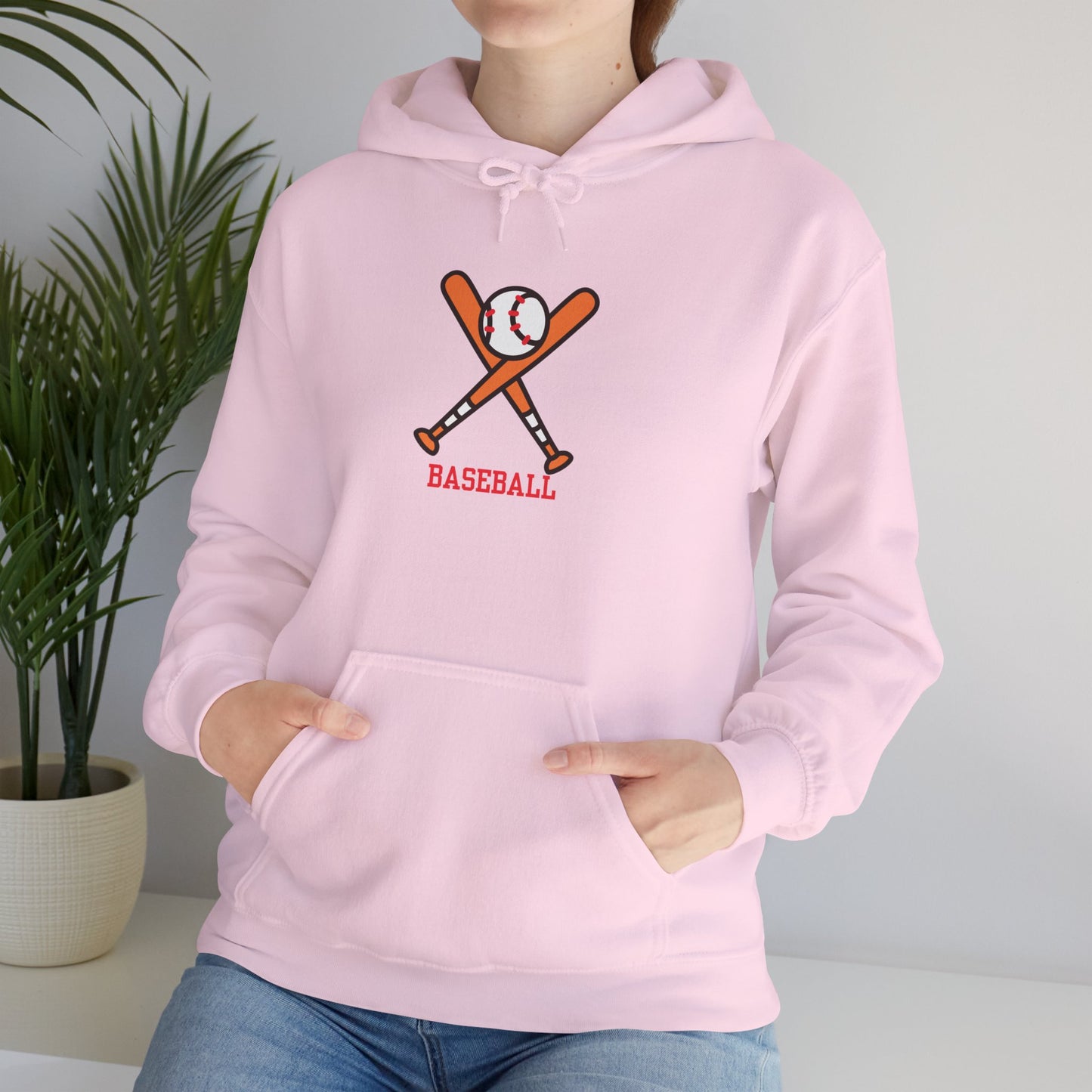 Women's Baseball Hoodie - Cozy Sports Sweatshirt for Baseball Lovers