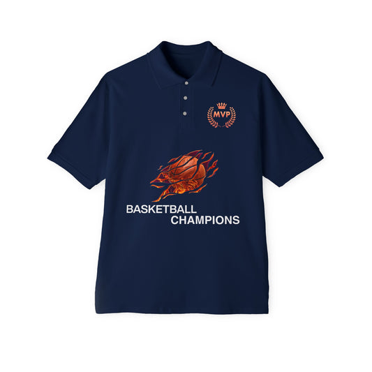 Basketball Pique Polo T- shirt