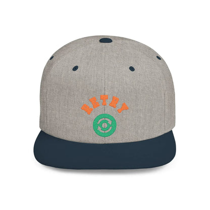 Retry Vintage Flat Bill Snapback Cap – Adjustable streetwear hat for men & women. Ideal gift for casual fashion, festivals, and urban style. - RizQ Life 