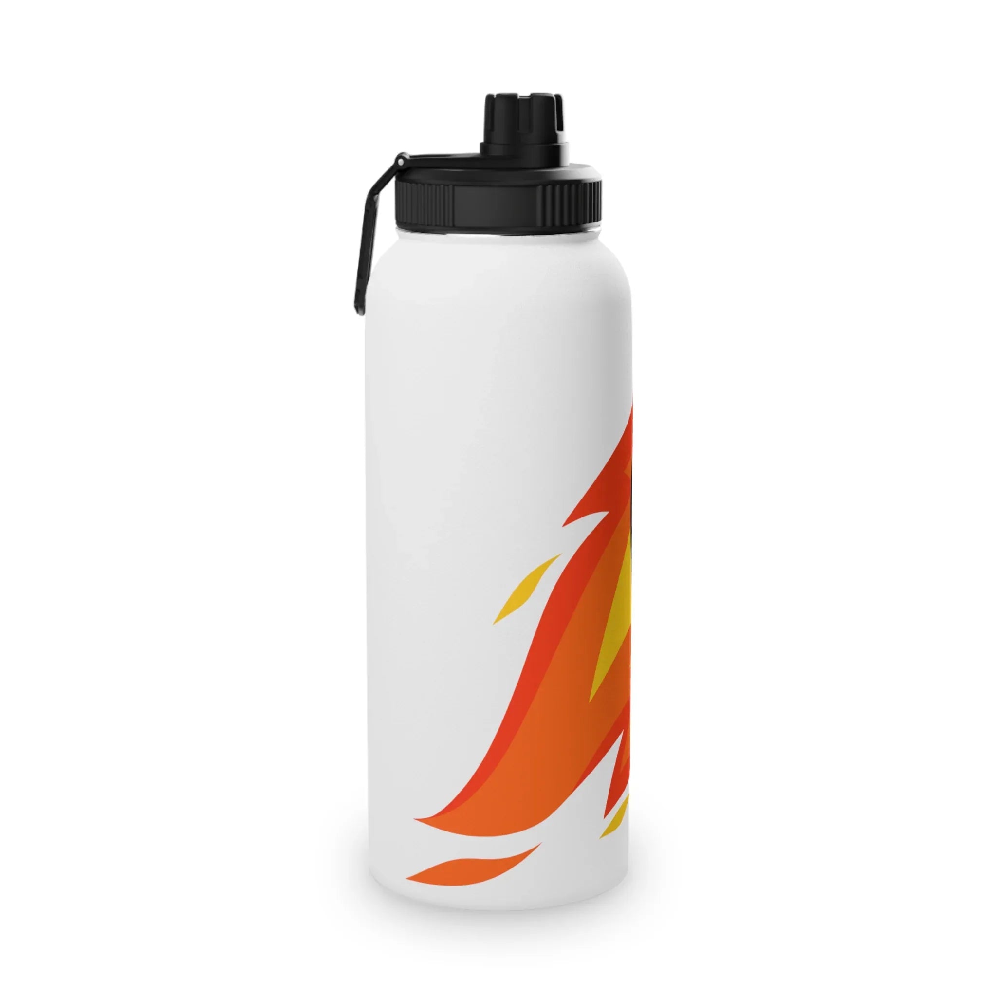 Soccer Fire Ball Stainless Steel Water Bottle – Insulated Sports Bottle - RizQ Life 