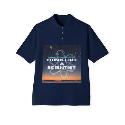 Men’s cotton piqué polo shirt. Short sleeve golf & business casual collared shirt, sizes S–3XL. Great gift for Father’s Day, work, or weekend wear.