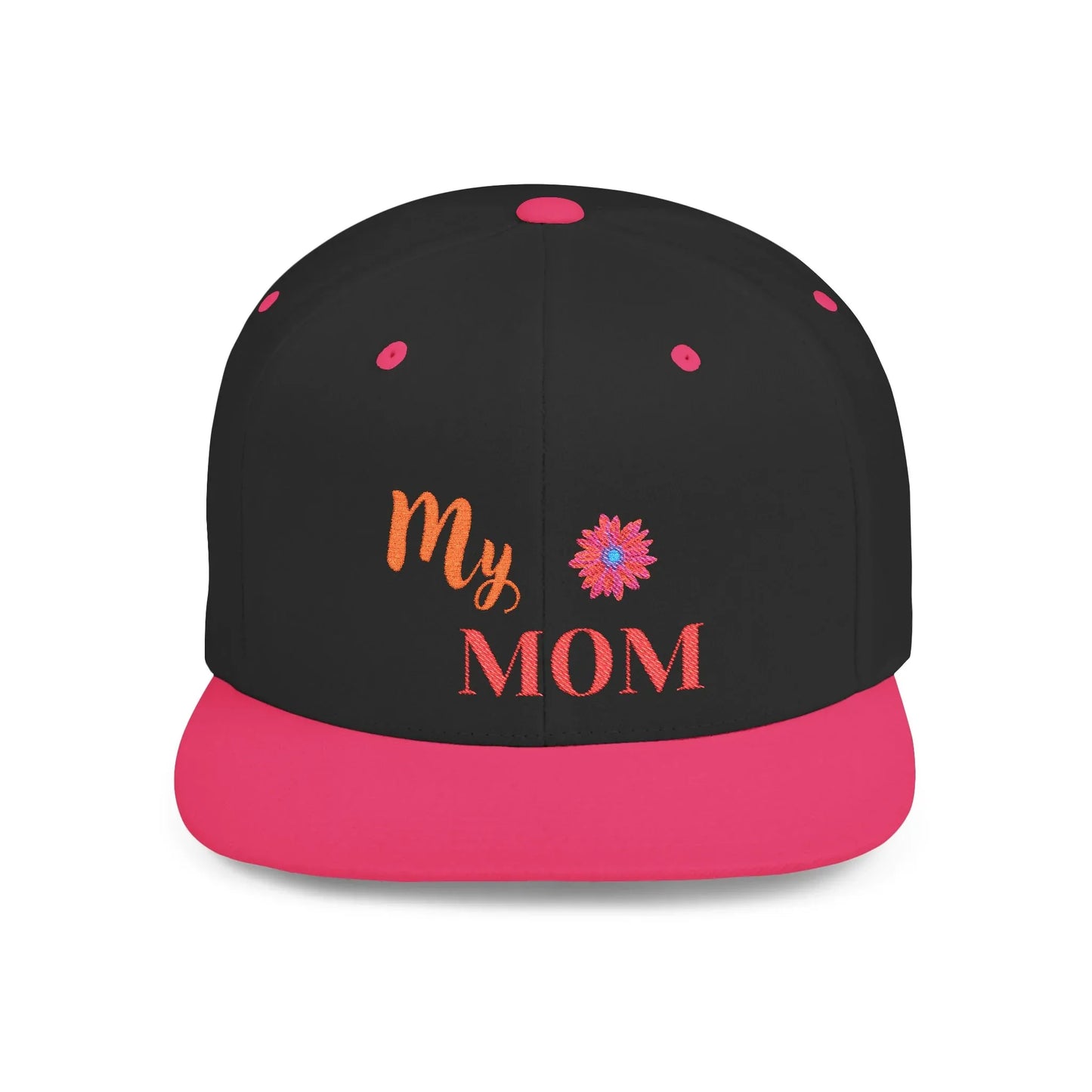 Mom Flat Bill Snapback – Adjustable baseball hat, perfect Mother’s Day gift for moms. Stylish, comfortable, and versatile for everyday wear. - RizQ Life 