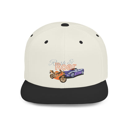 Rush & Rore Vintage Game Snapback Cap — Flat Bill Car Lover Hat