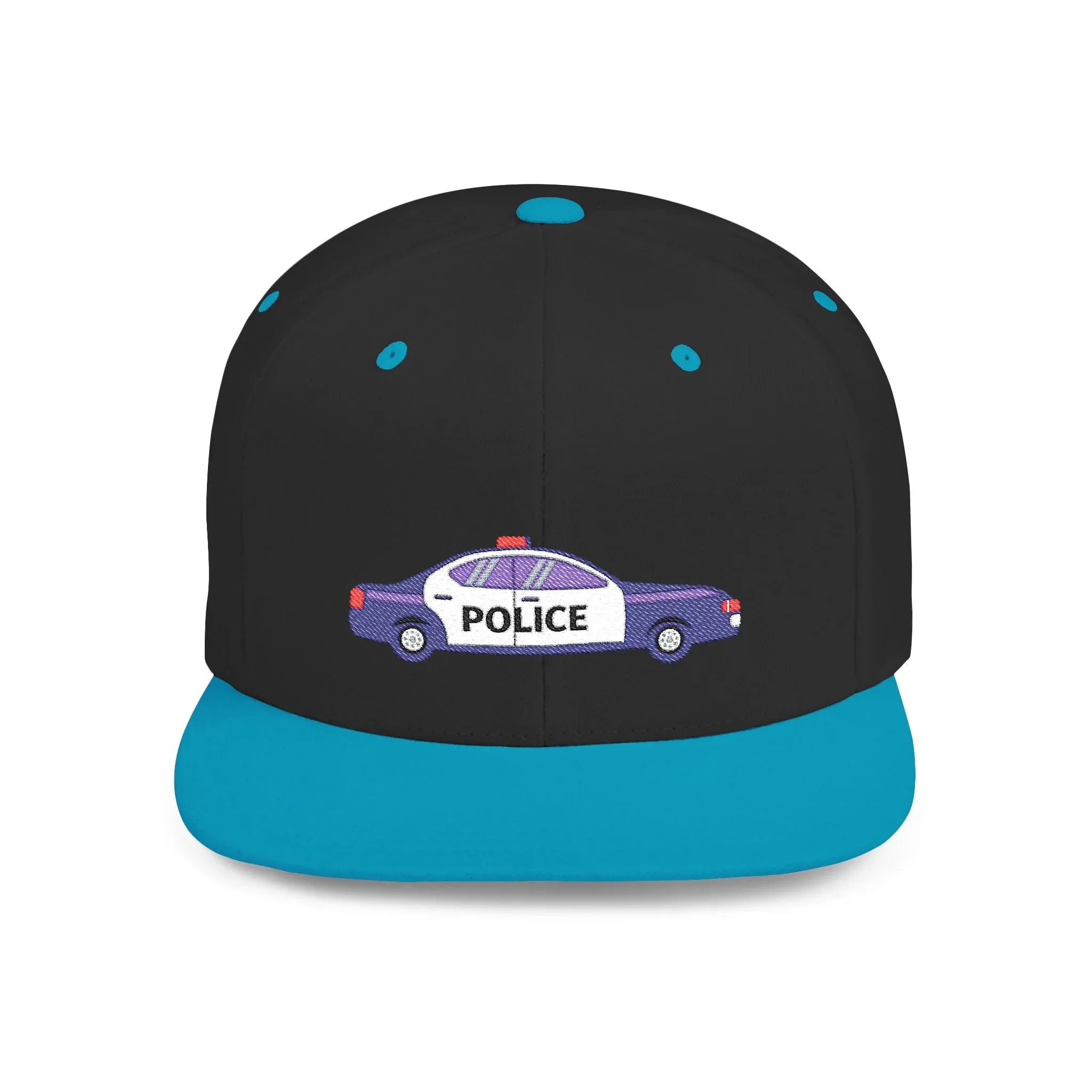 Shop the Police Car Snapback Cap – adjustable streetwear hat for adults, perfect car enthusiast gift and urban fashion accessory. - RizQ Life 