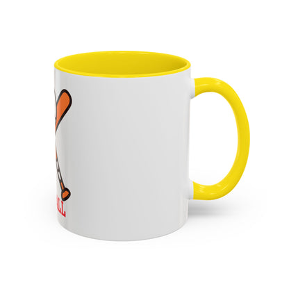 Baseball Accent Coffee Mug - Perfect for Sports Lovers & Gifting