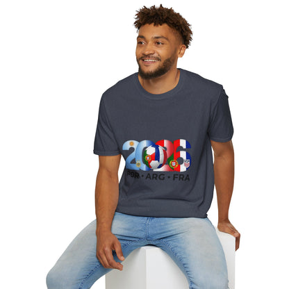 2026 Soccer Unisex Shirt | POR ARG FRA USA Football Tee