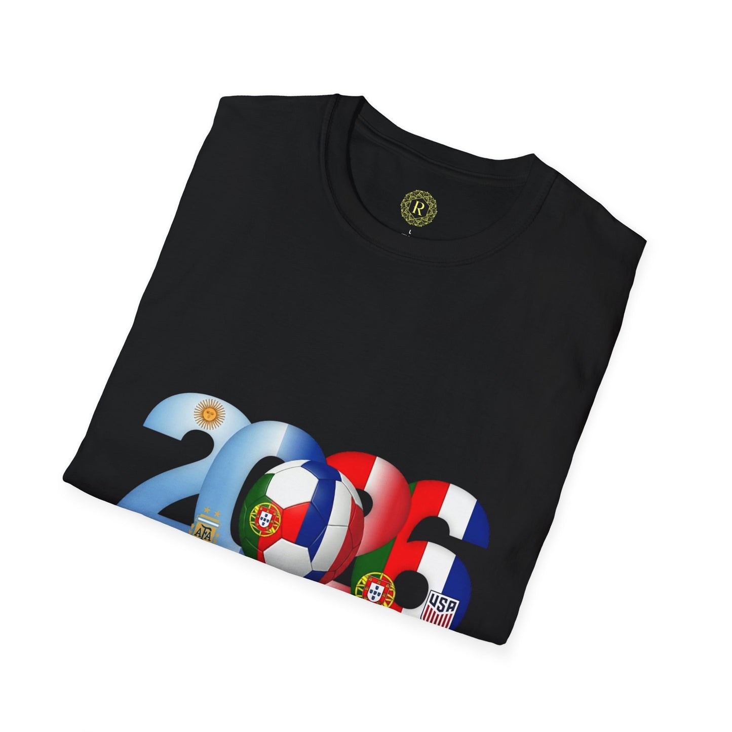 2026 Soccer Unisex Shirt | POR ARG FRA USA Football Tee