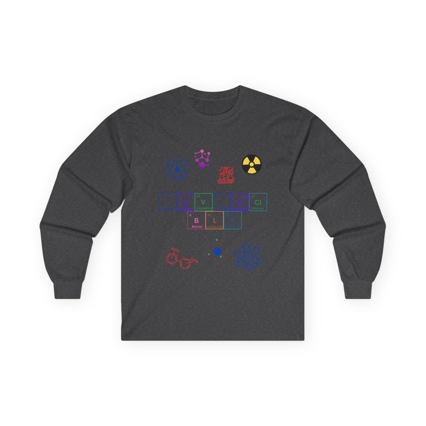 Invincible Unisex Long Sleeve Tee - Science Inspired Graphic Tee