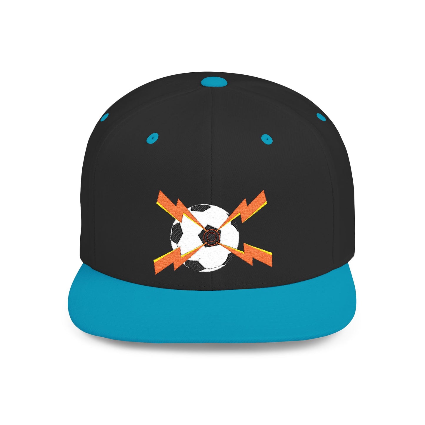 Casquette snapback à visière plate de football – ajustable, élégante et parfaite pour le streetwear, les sorties décontractées, les festivals et les cadeaux.