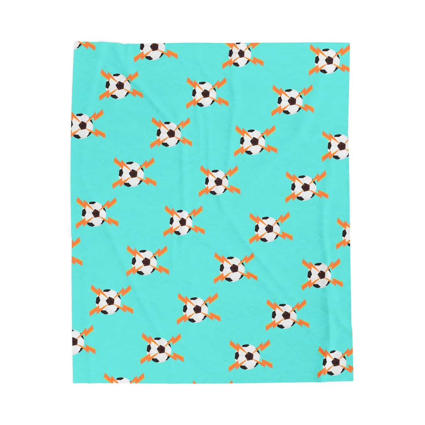 Cozy Soccer Plush Blanket – Soft Throw for Kids, Pets & Sports Fans - RizQ Life 