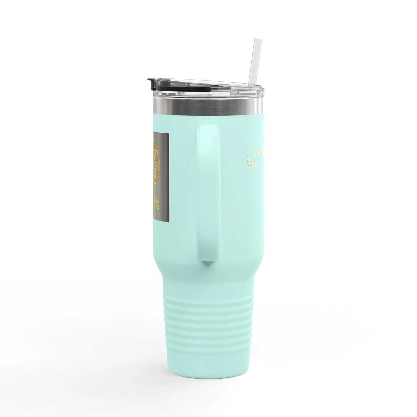 RizQ Life 40oz Insulated Travel Tumbler with Handle