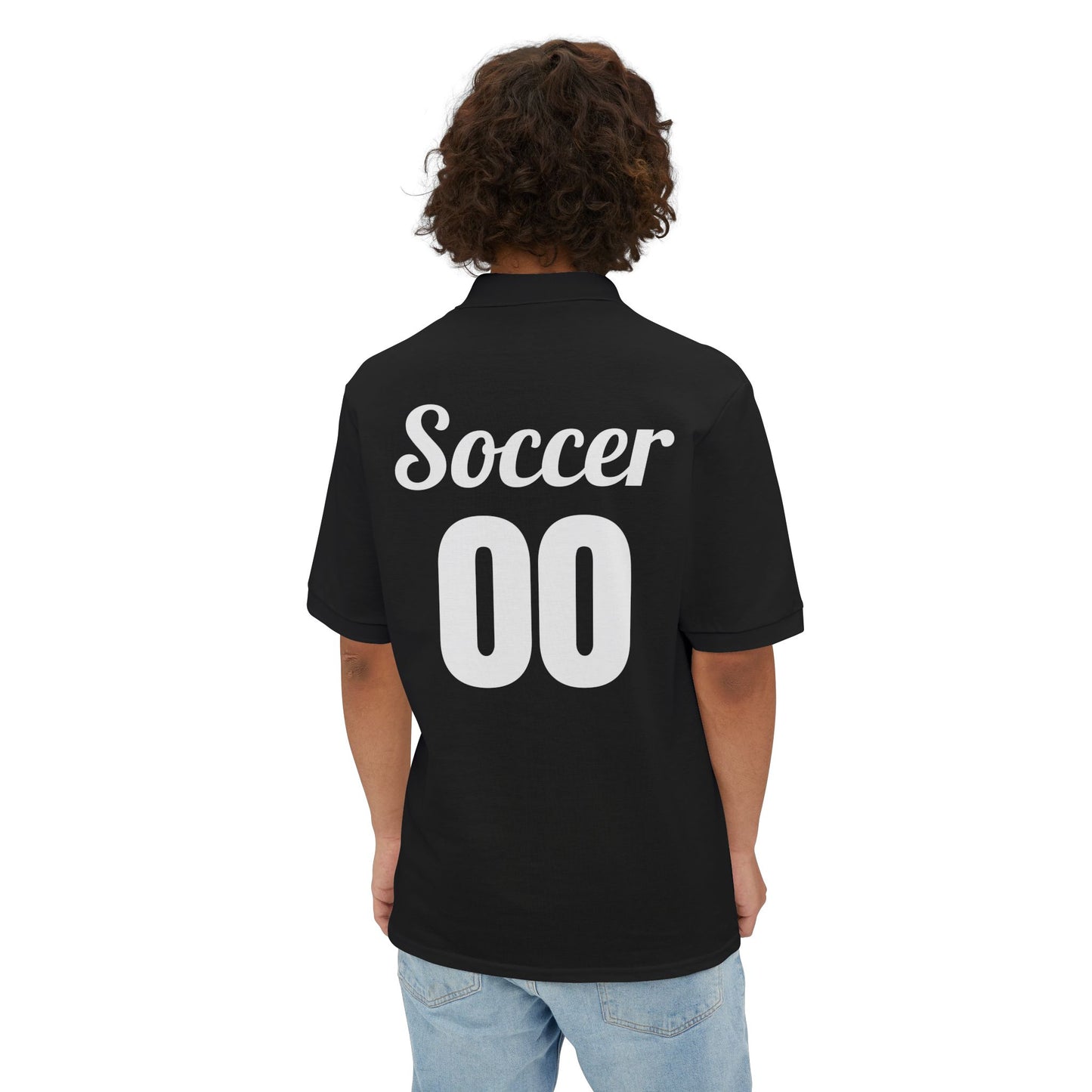 Soccer Polo - Soaring Legends & soccer Design for Sports Enthusiasts