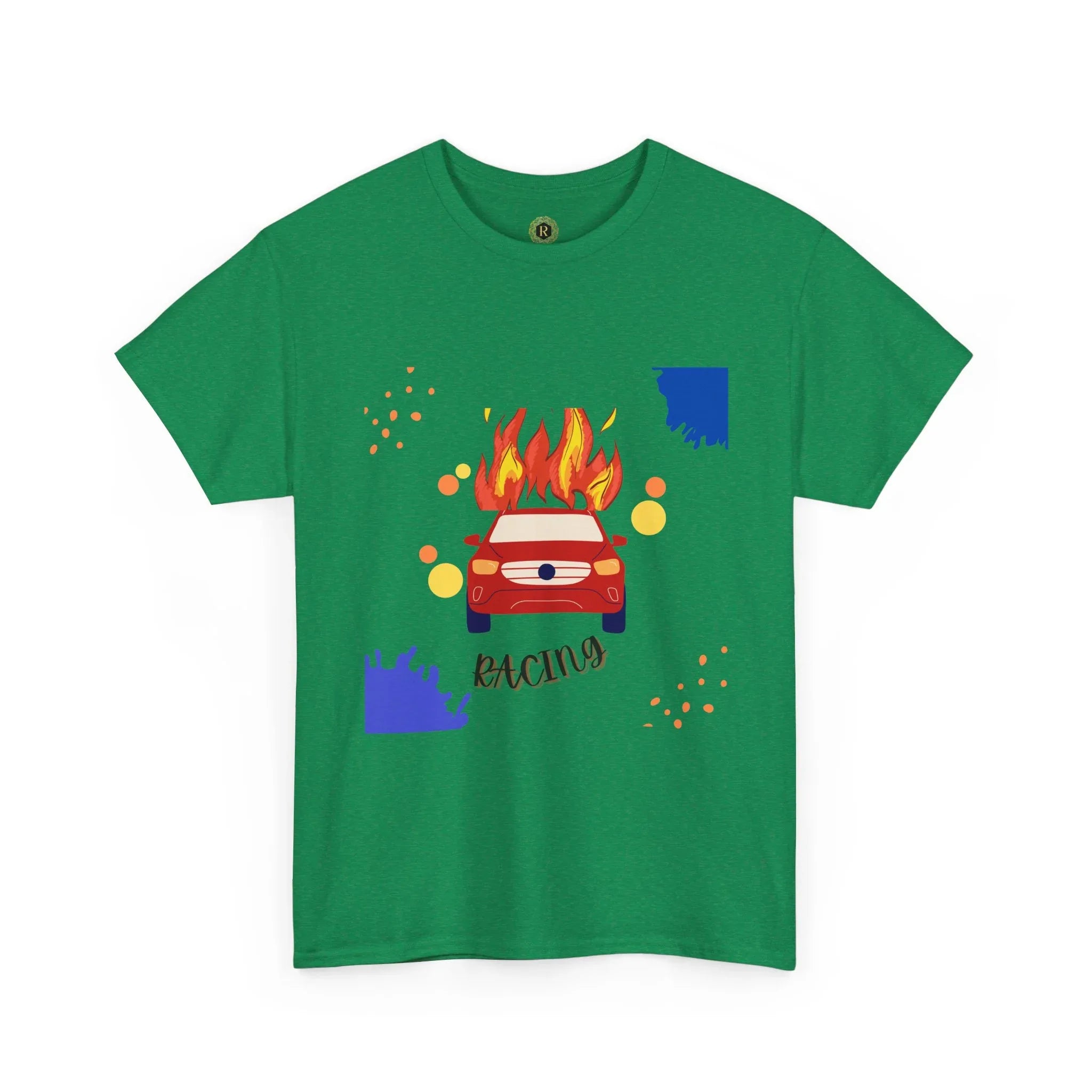 Unisex Racing Graphic T-Shirt – Heavy Cotton Car Racing Tee for Men & Women, Casual Motorsport Fan Shirt, Short Sleeve Top, Sizes S-5XL - RizQ Life 