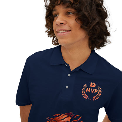 Basketball Pique Polo T- shirt
