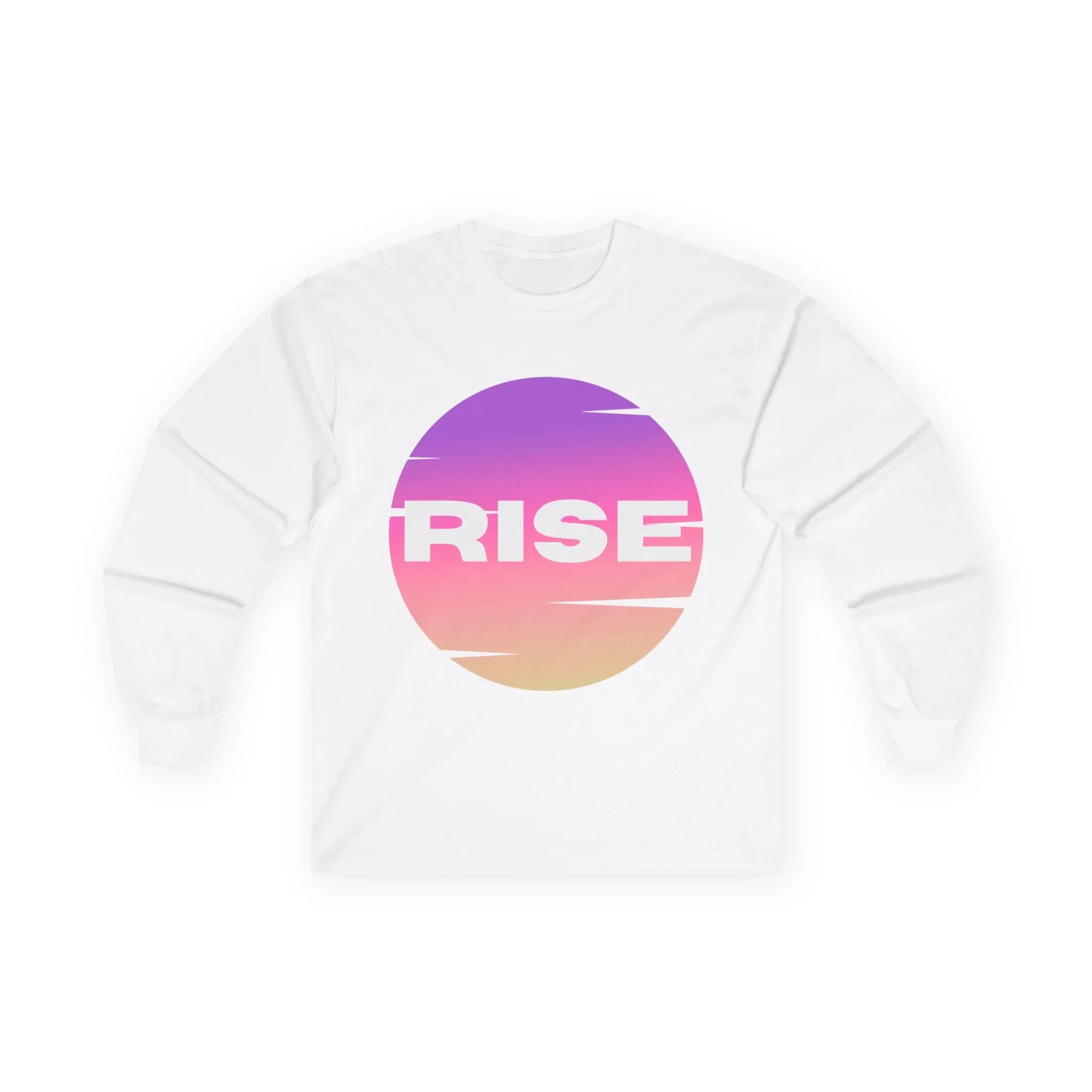 Motivational Long Sleeve Tee - 'RISE' Graphic - RizQ Life 