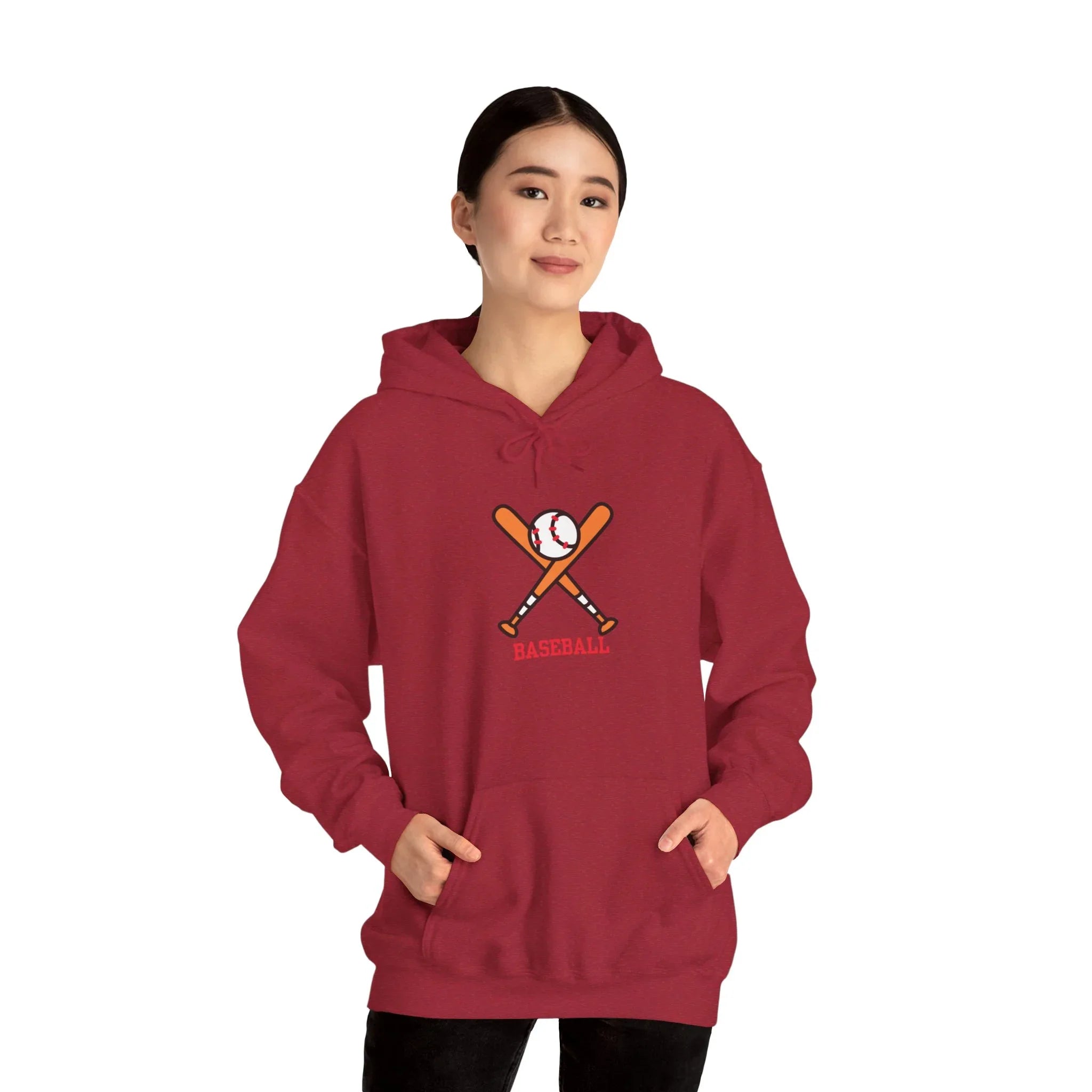 Women's Baseball Hoodie - Cozy Sports Sweatshirt for Baseball Lovers - RizQ Life 