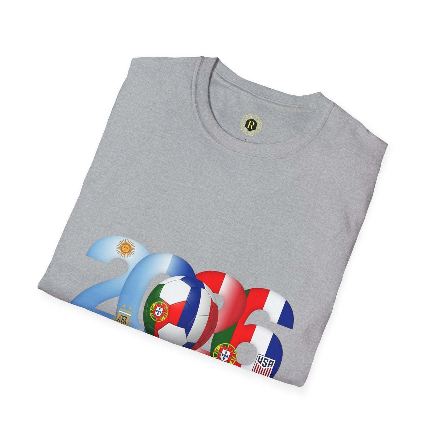 2026 Soccer Unisex Shirt | POR ARG FRA USA Football Tee