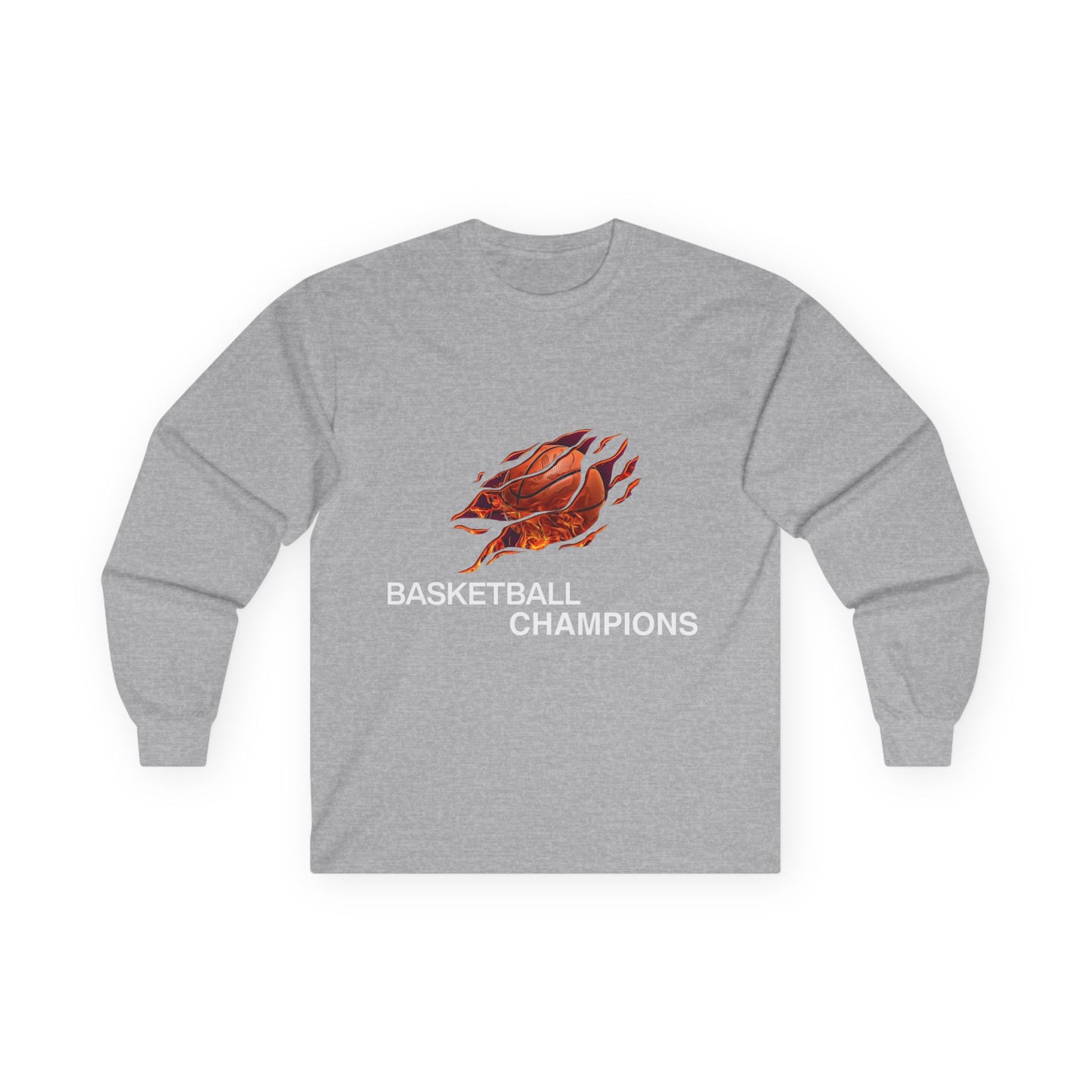 Basketball Champions Long Sleeve Tee - Unisex Cotton Shirt