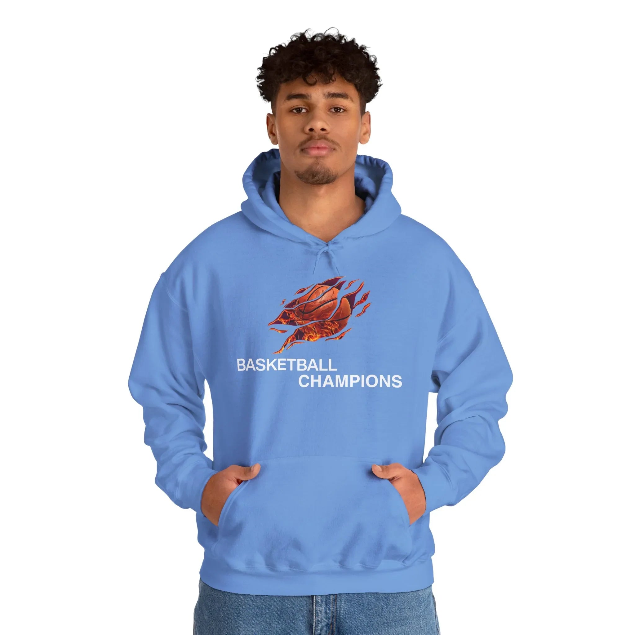 Basketball Champions Hoodie - Men's Heavy Blend Sweatshirt - RizQ Life 