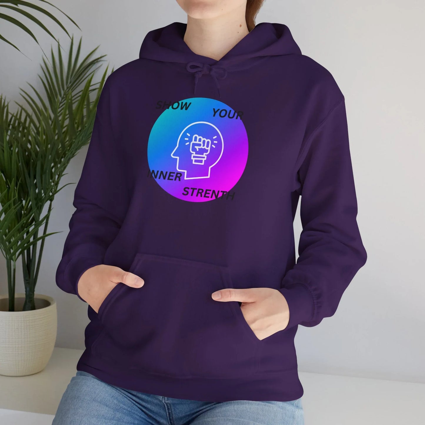 Women's Hoodie Empowerment Motivation Inner Strength Sweatshirt - RizQ Life 