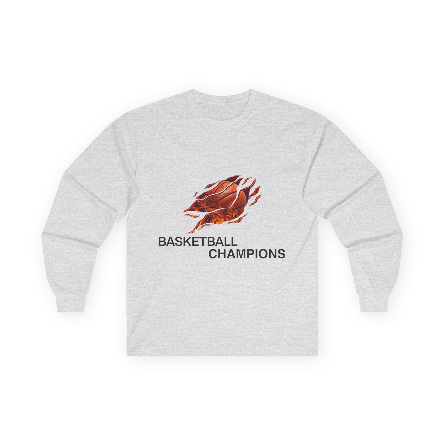 Basketball Champions Long Sleeve Tee - Unisex Cotton Shirt
