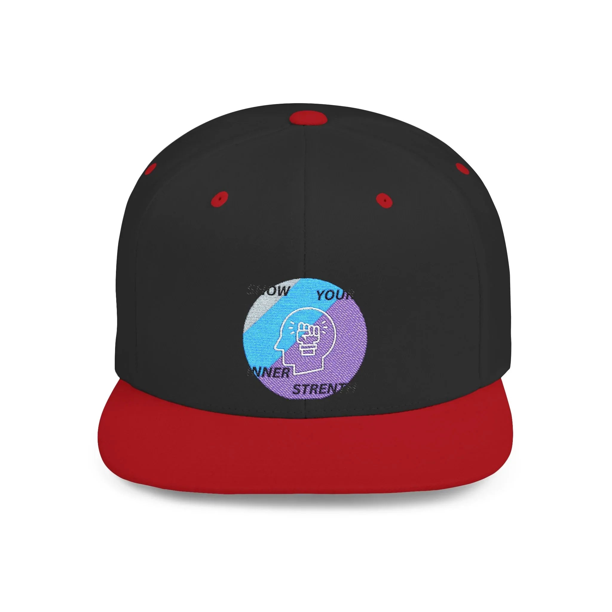 Shop the Motivational Strength Snapback – flat bill adjustable hat for men & women. Perfect streetwear and inspirational gift. - RizQ Life 