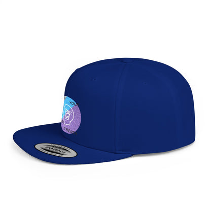 Shop the Motivational Strength Snapback – flat bill adjustable hat for men & women. Perfect streetwear and inspirational gift.